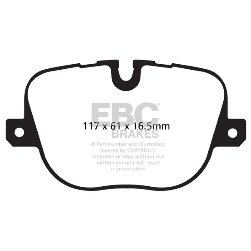 EBC DP42068R 10-12 Land Rover Range Rover 5.0 Supercharged Yellowstuff Rear Brake Pads