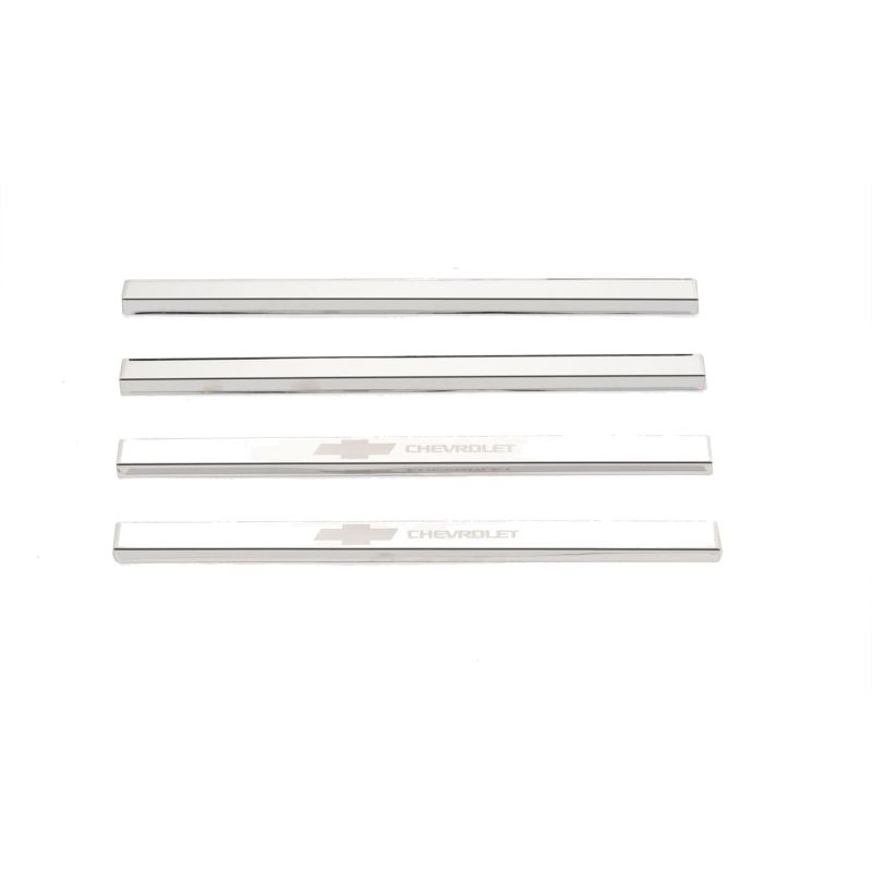 Putco 95171GM-1 14-18 Chevy Silv LD - Regular Cab w/ CHEVROLET Etching (4pcs) SS Door Sills