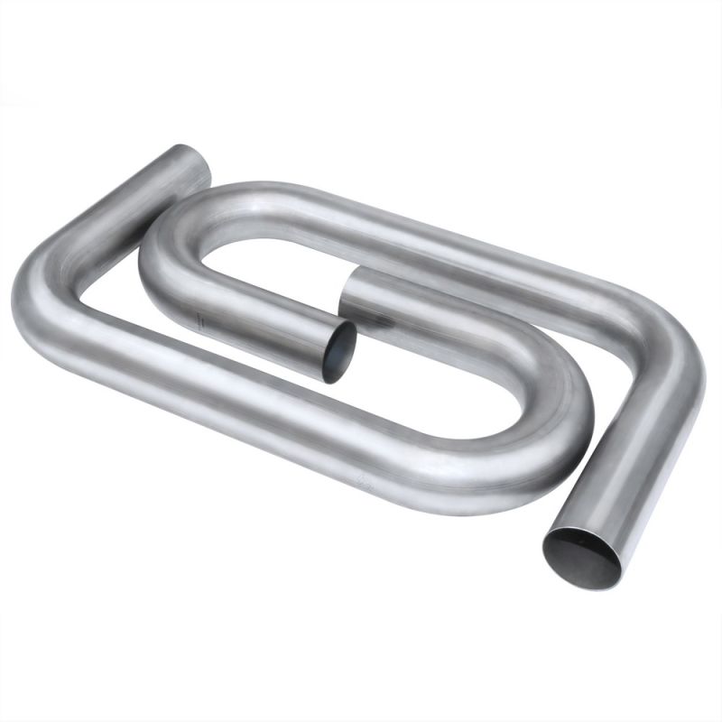 FORTLUFT 4401046 Custom Exhaust Tubing Kit 2 pcs Stainless Steel Mandrel Bends, 2.50''/63.5mm