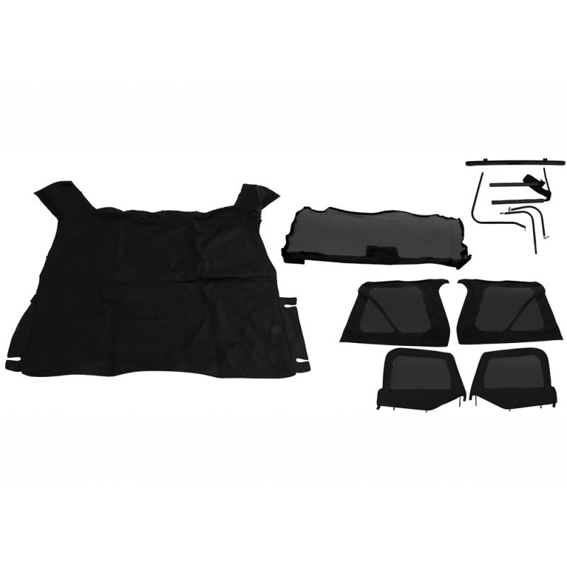 Rampage 68535 1997-2006 Jeep Wrangler(TJ) Complete Top - Black Diamond