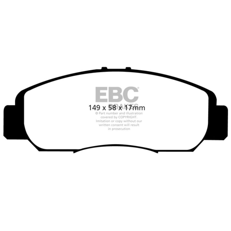 EBC UD1608 13+ Honda Civic Sedan 1.8 Natural Gas Ultimax2 Front Brake Pads