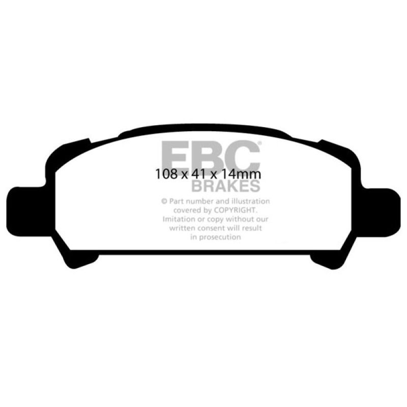 EBC 02-06 Subaru Baja 2.5 Ultimax2 Rear Brake Pads