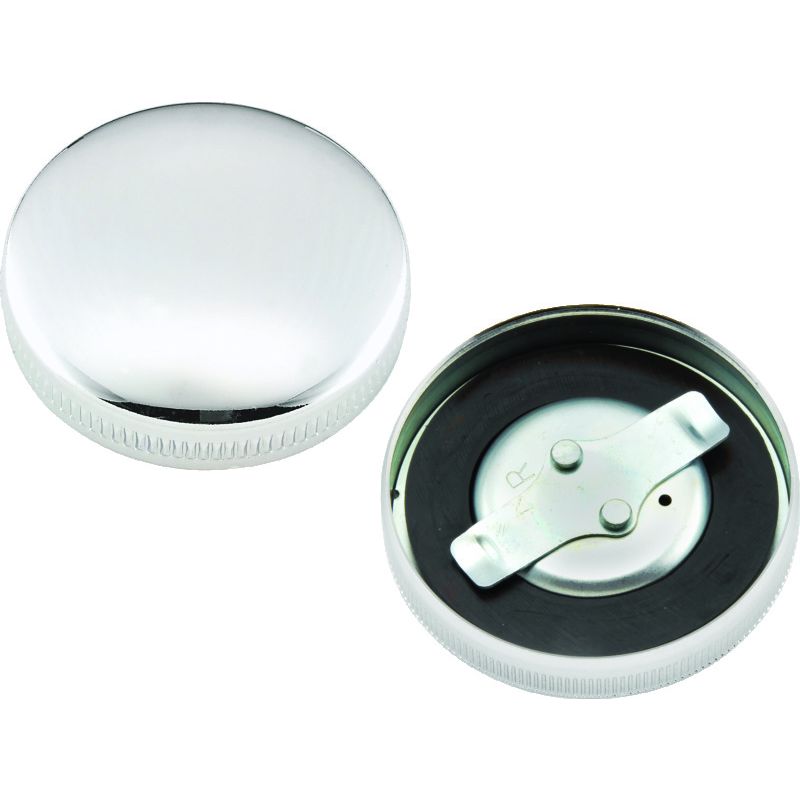 Bikers Choice 490447 36-E73 Chrome Early Vented Gas Cap Single & Fatbob Tank Right Side Repl H-D 61103-36