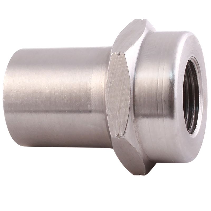 QA1 1845-105 Tube Adapter - 1-1/4in OD - Hex - Left Hand - 3/4-16 Thread .120 Wall - Alloy