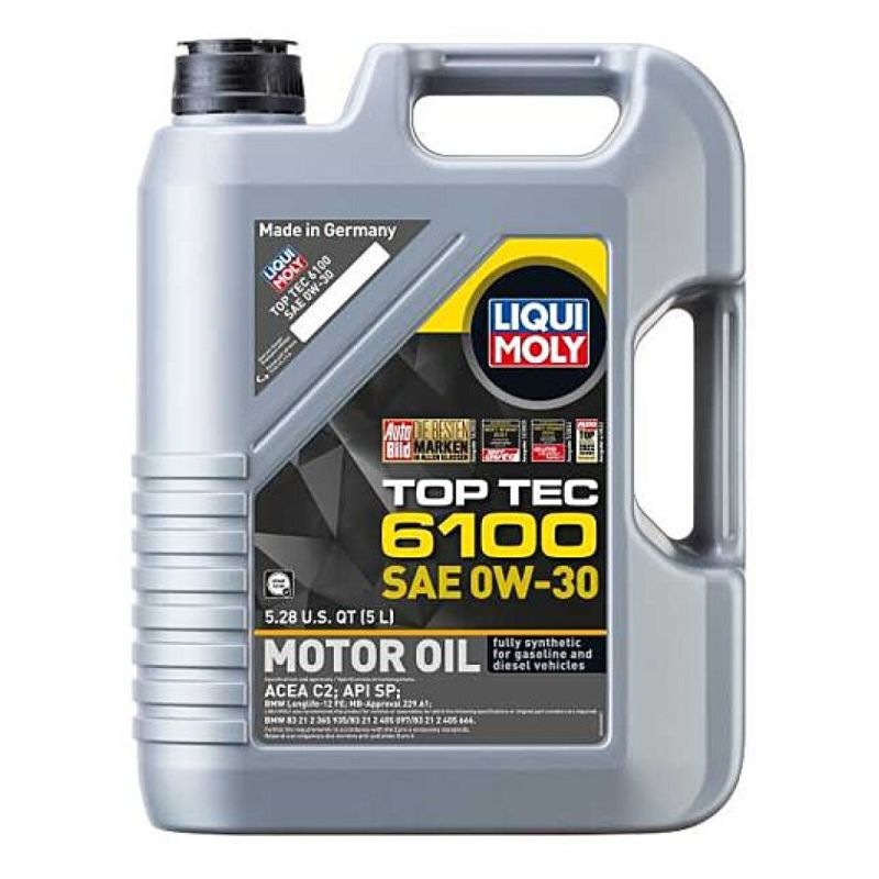 LIQUI MOLY 22240 5L Top Tec 6100 Motor Oil SAE 0W30
