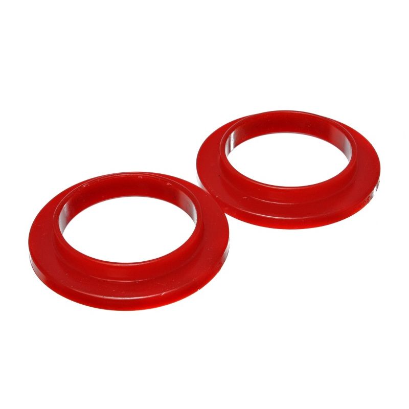 Energy Suspension 9.6101R Universal 3 3/4in ID 5 7/16in OD 7/8in H Red Coil Spring Isolators (2 per set)