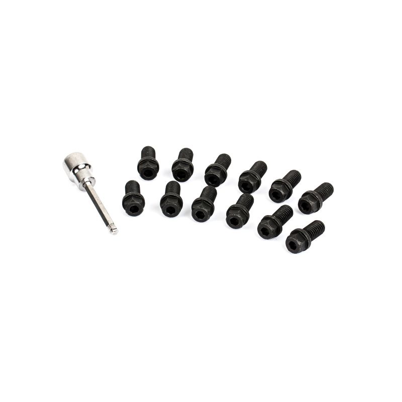 Cometic Gasket CF1009 Cometic Header Bolts 3/8 - 16 3/4in Grade 5 Black Oxide Finish With Hex and Socket Head