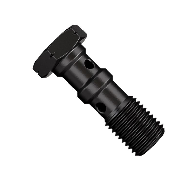 Goodridge P773-03ZBK Double Banjo Bolt 3/8x24