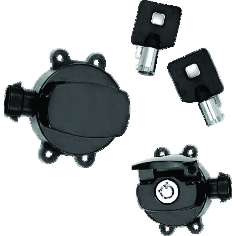 TwinPower 492299 Twin Power 11-17 Softail Black Fatbob Style Ignition Switch