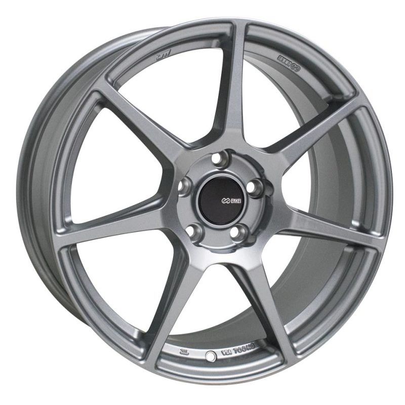 Enkei 516-780-4445GR TFR 17x8 5x112 45mm Offset 72.6 Bore Diameter Storm Gray Wheel
