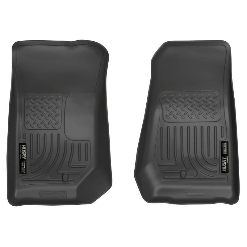 Husky Liners 07-12 Jeep Wrangler WeatherBeater Black Floor Liners