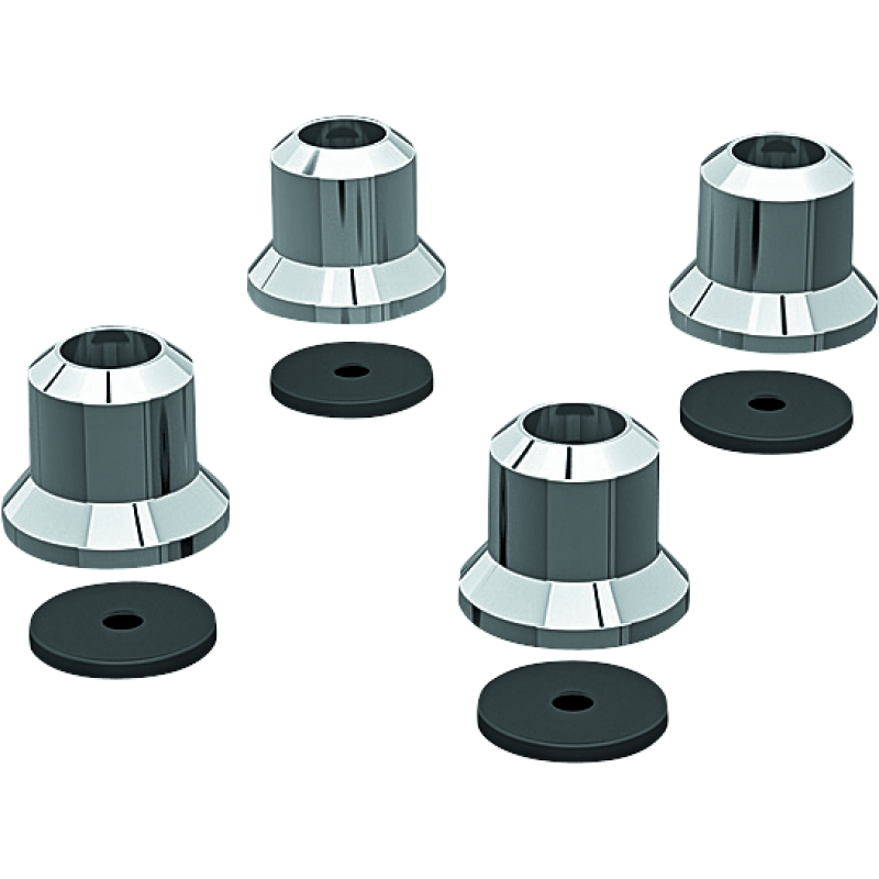 Kuryakyn 7154 Luggage Rack Risers 01-22 Honda GL1800 Chrome