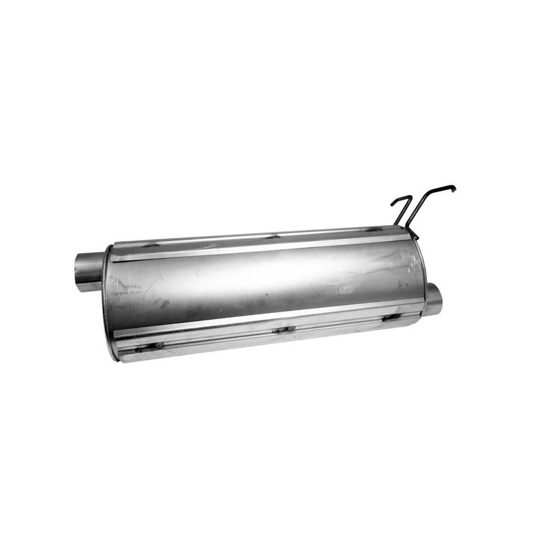 Walker Exhaust 21542 Quiet-Flow SS Direct Fit Exhaust Muffler 3" Inlet (ID) 3" Outlet (ID)
