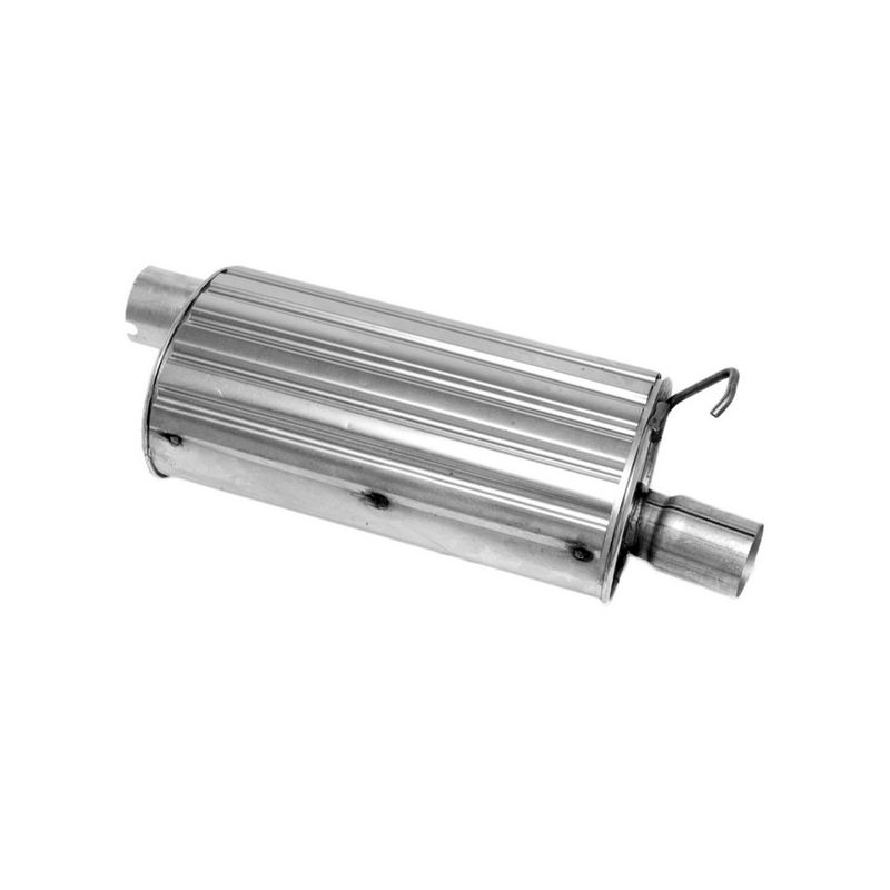 Walker Exhaust 22674 Quiet-Flow SS Direct Fit Exhaust Muffler 3" Inlet (ID) 3" Outlet (OD)