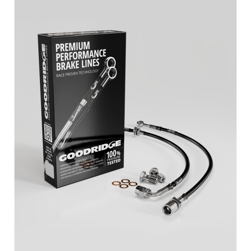 Goodridge 39081F 2004 Volkswagen R32 Stainless Steel Front Brake Lines