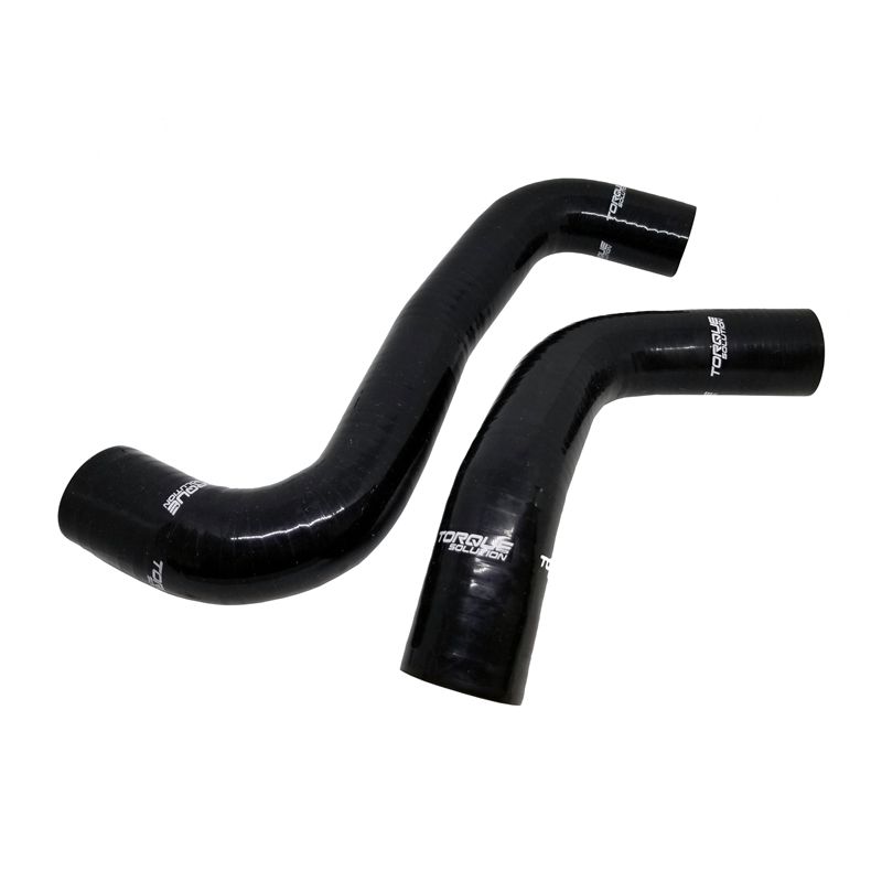 Torque Solution TS-SU-420BK 08-14 Subaru WRX / 08-18 STI / 09-13 Forester XT Silicone Radiator Hose Kit - Black