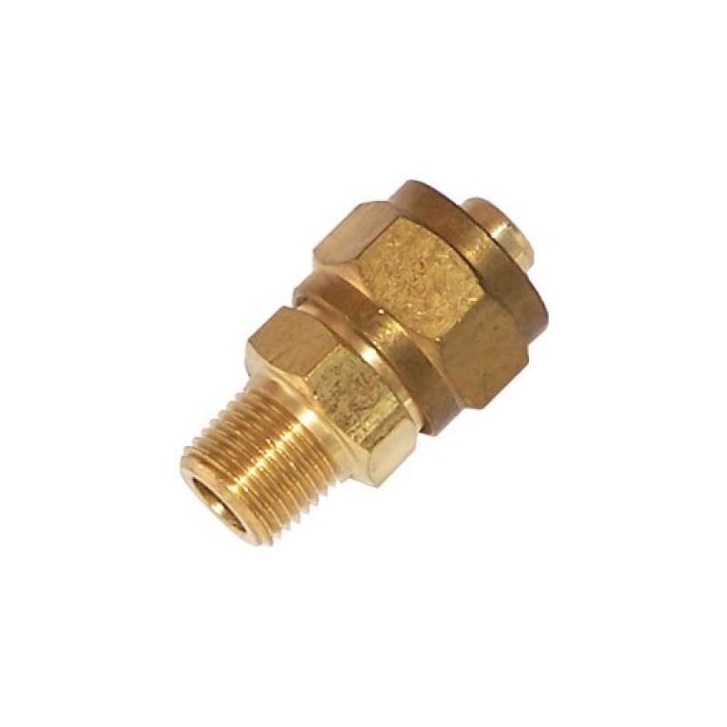 Kleinn Air Horns 51214 Kleinn 1/2In OD Tubing 1/4In M NPT Straight Compression Fitting