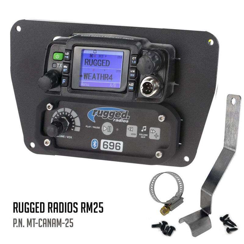 Rugged Radios MT-CANAM-25 Can-Am Commander Intercom and Radio Mount Rugged GMR25