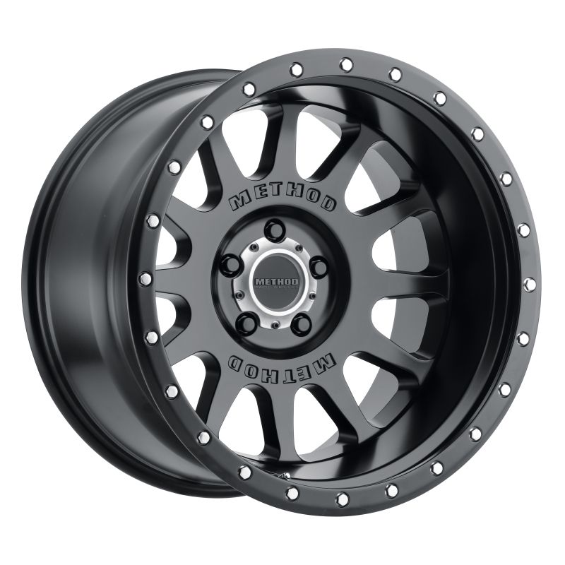 Method Wheels MR60521055524N Method MR605 NV 20x10 -24mm Offset 5x5.5 108mm CB Matte Black Wheel