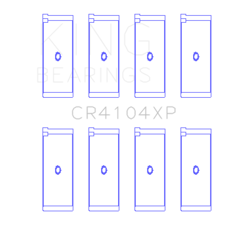 King Audi/VW 83-03 1.6L/1.8L/2.0L (Size STD) Performance Rod Bearing Set