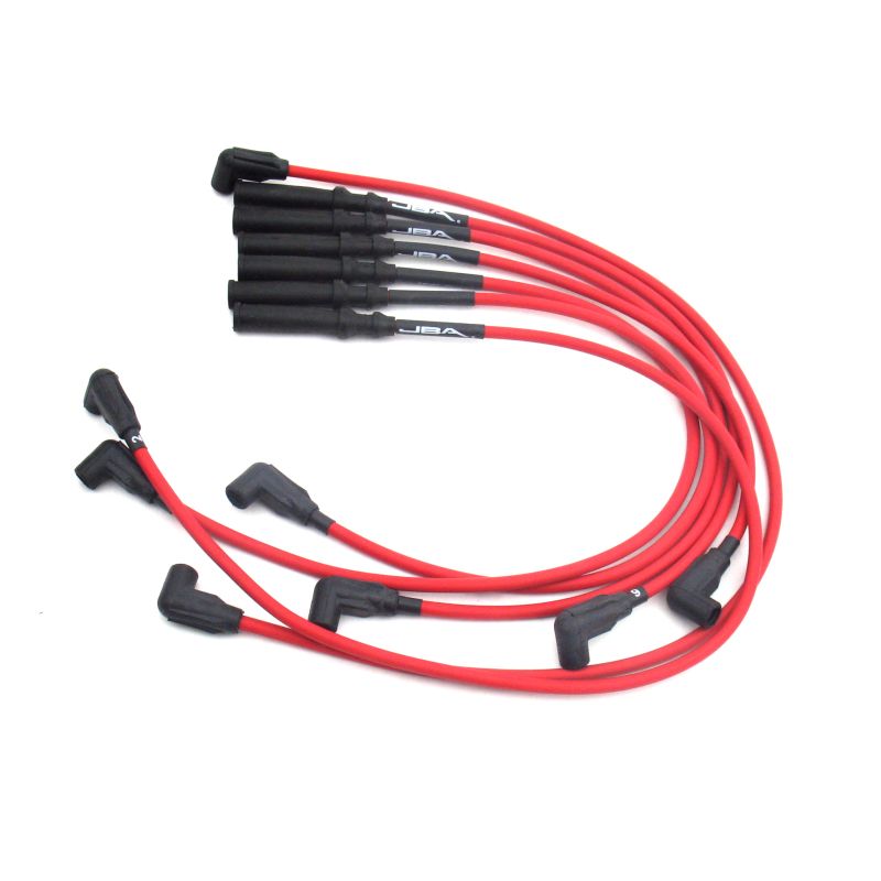 JBA 92-02 Dodge Truck 3.9L Ignition Wires - Red