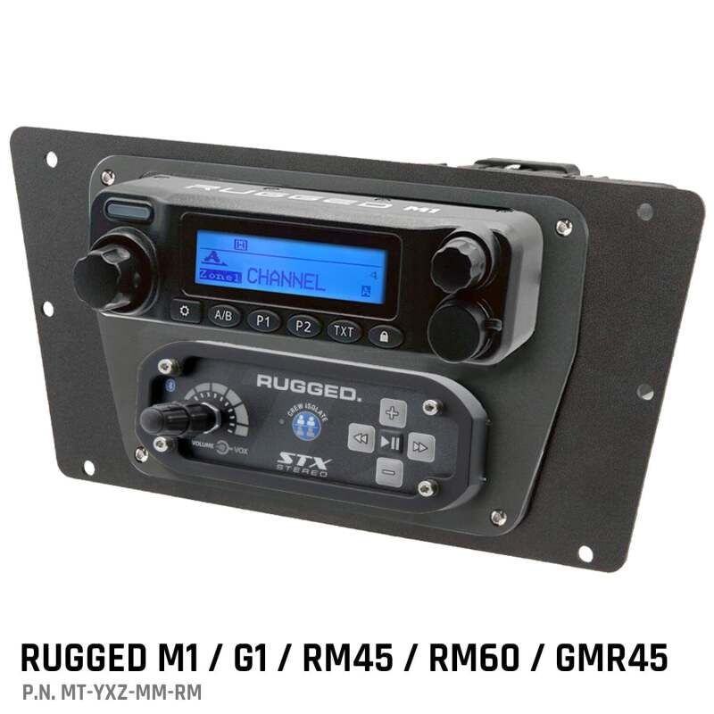Rugged Radios MT-YXZ-MM-RM Yamaha YXZ Multi-Mount Rugged M1/G1/RM45/RM60/GMR45
