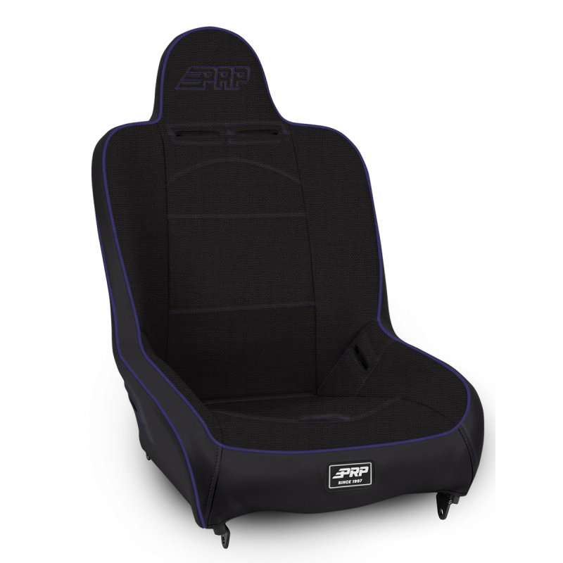 PRP Seats A100110-50-M PRP Premier High Back Suspension Seat- Black/Purple Tweed