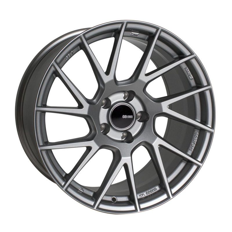 Enkei TM7 17x8.0 5x114.3 45mm Offset 72.6mm Bore Gloss Black Wheel