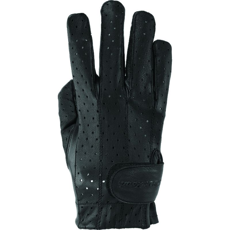 Kuryakyn 094505 Leather By River Road Tucson Leather Perforated Gloves Black Womens - 2XL