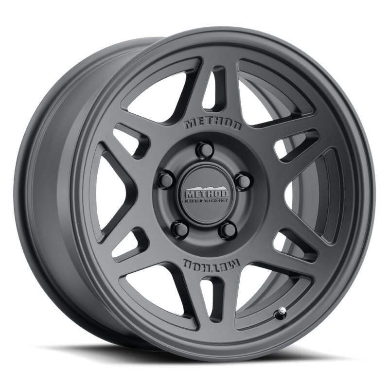 Method Wheels MR70678550500 Method MR706 Bead Grip 17x8.5 0mm Offset 5x5 5mm Matte Black Wheel