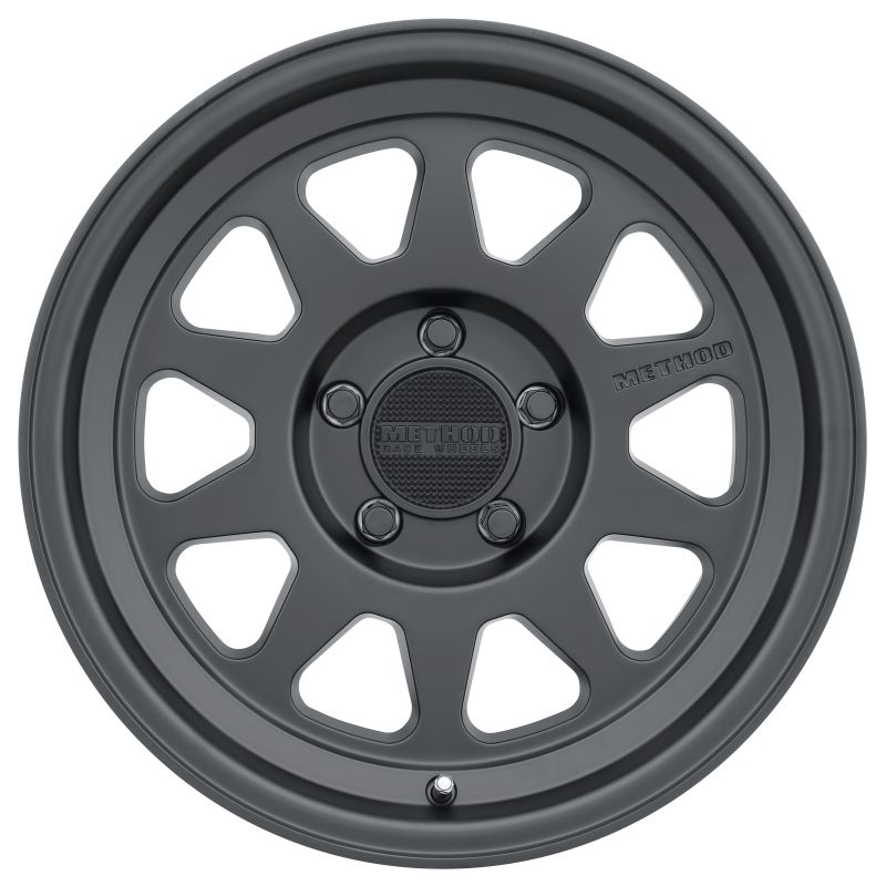 Method Wheels MR31678550500 Method MR316 17x8.5 0mm Offset 5x5 71.5mm CB Matte Black Wheel