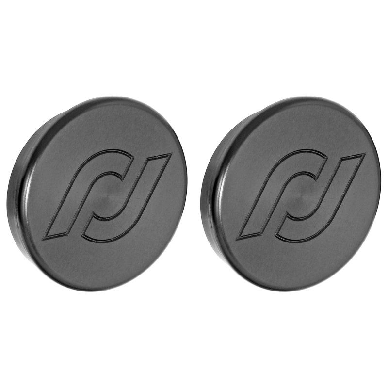 RockJock JL/JT Frame Rail Plugs Frame Behind Front Axle Centerline CNC Machined Black Delrin