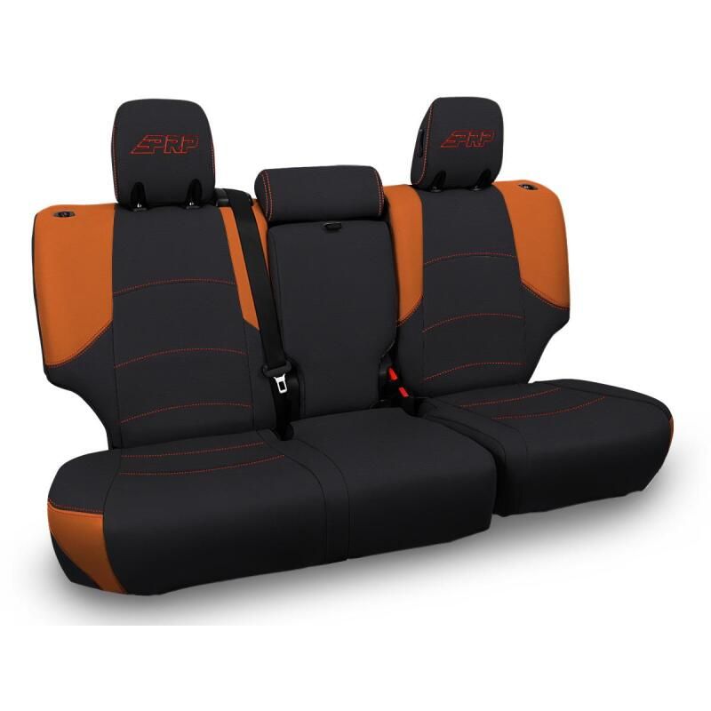 PRP Seats B067-05 PRP 11-24 Toyota 4Runner Rear Bench Cover - 5-seat model - Black/Orange