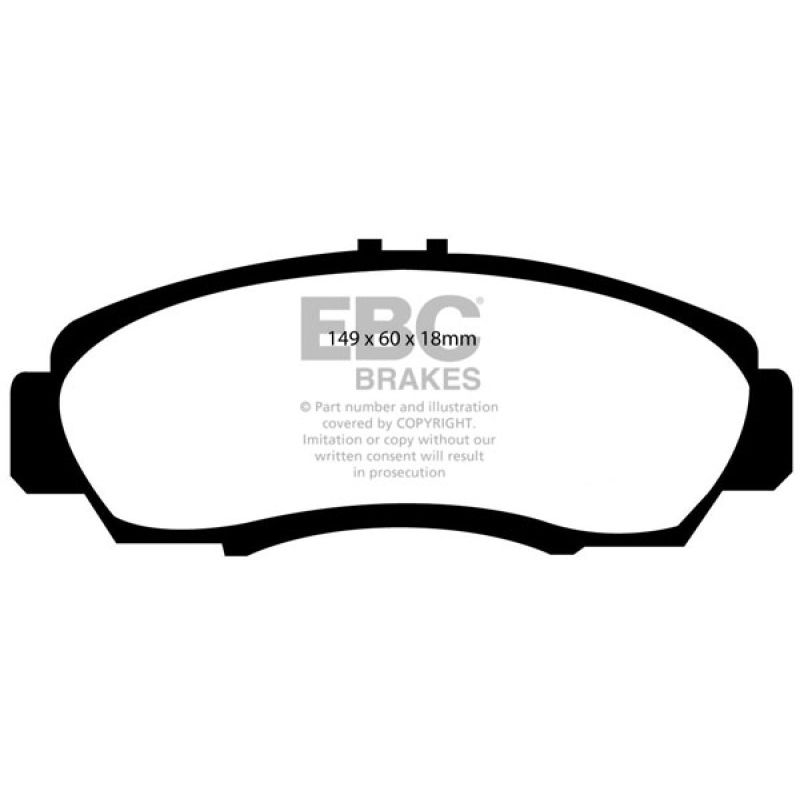 EBC 01-03 Acura CL 3.2 Ultimax2 Front Brake Pads