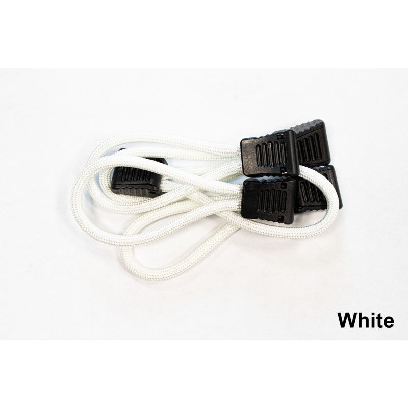 Fishbone Offroad Paracord Zipper Pulls 5 Pcs White