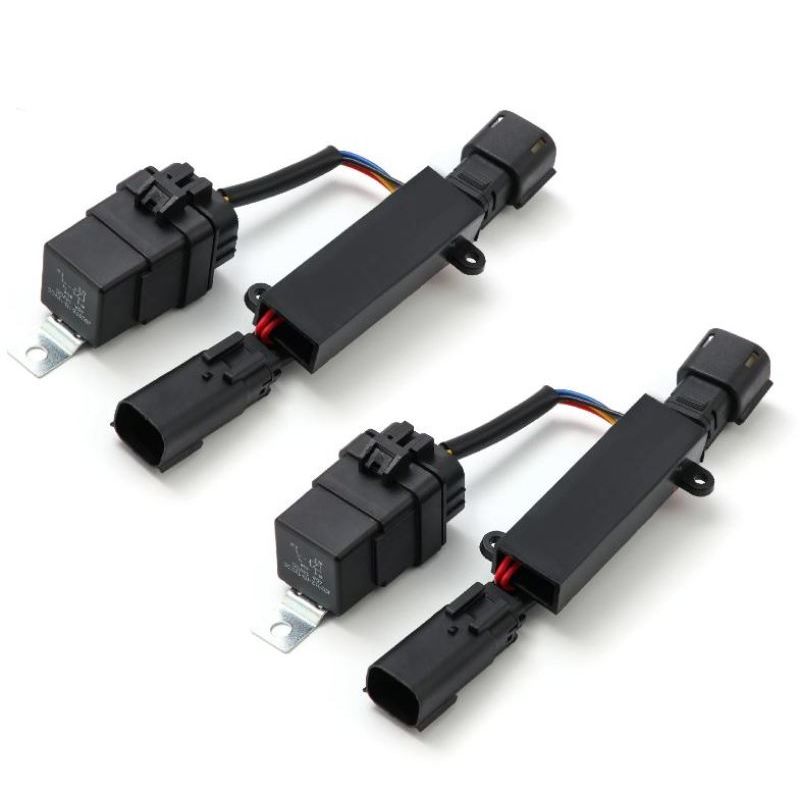 AlphaRex 16-18 GMC Sierra Stock LED Headlights to AlphaRex Projector Headlight Converters