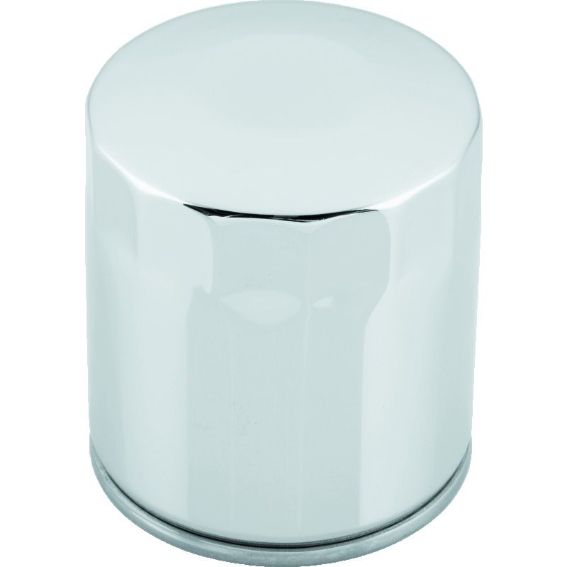 TwinPower 609985 Twin Power M8 Chrome Oil Filter Replaces H-D 62700297