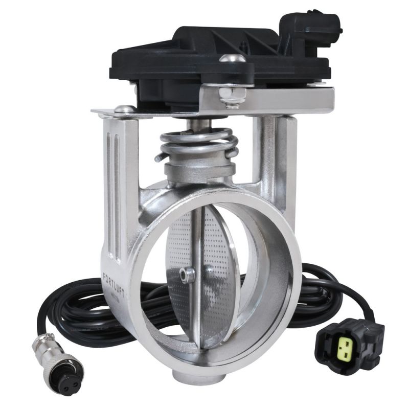 FORTLUFT 4401126 Electric Exhaust Cutout Valve, 2.50''/63.5mm