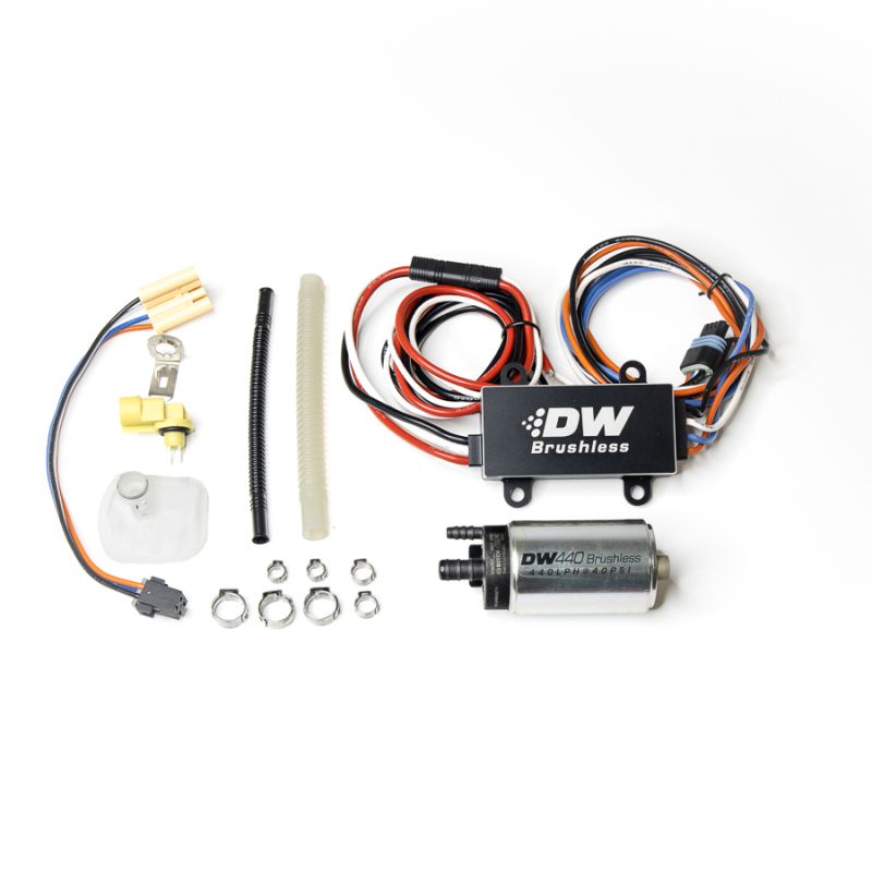 DeatschWerks 9-442-C102-0906 DW440 440lph Brushless Fuel Pump Single/Dual Controller & Install 15+ Ford Mustang GT