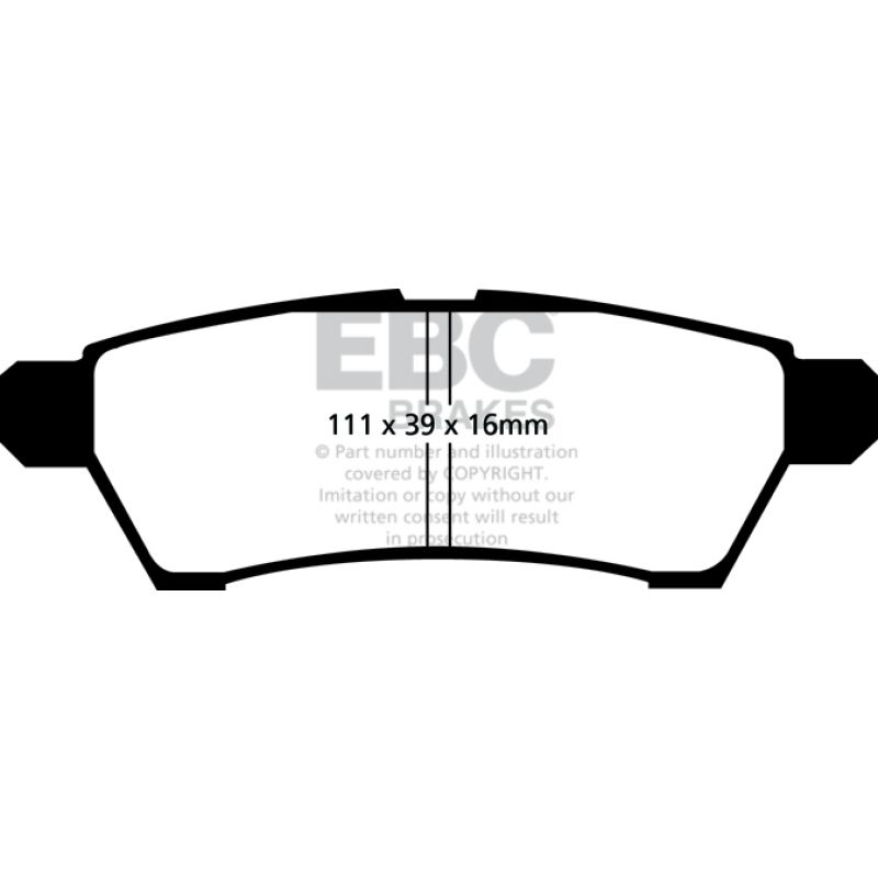 EBC 05+ Nissan Frontier 2.5 2WD Ultimax2 Rear Brake Pads
