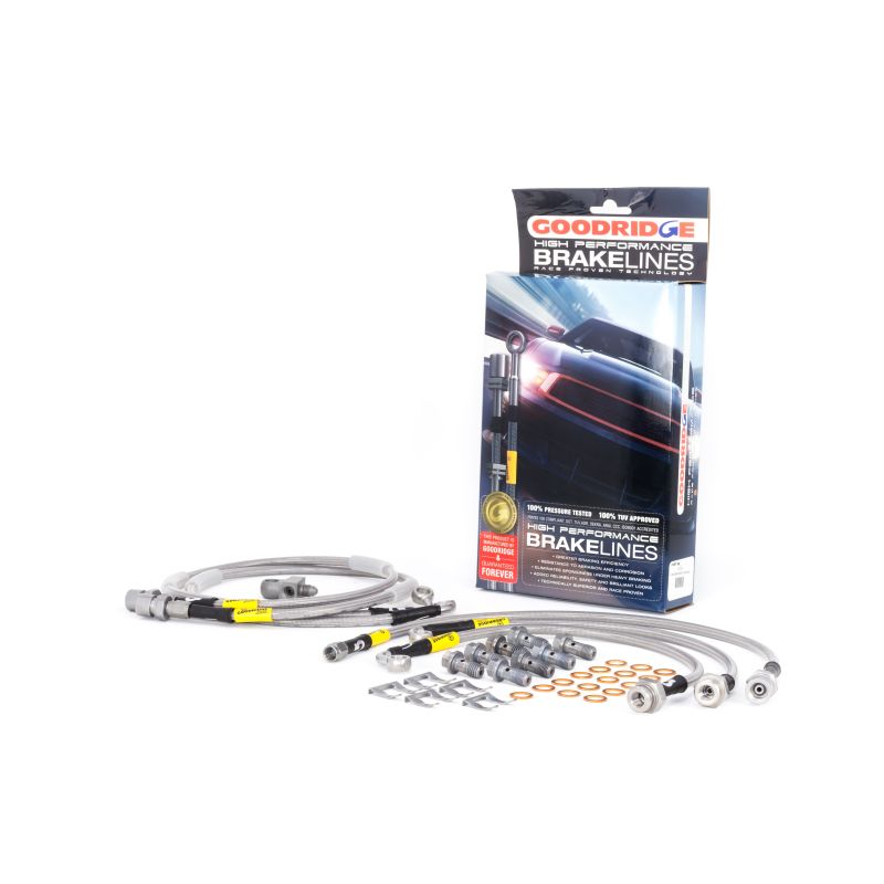 Goodridge 99-03 Chevy Silverado 2WD 2DR Ext Cab w/ 2W Steering Brake Lines
