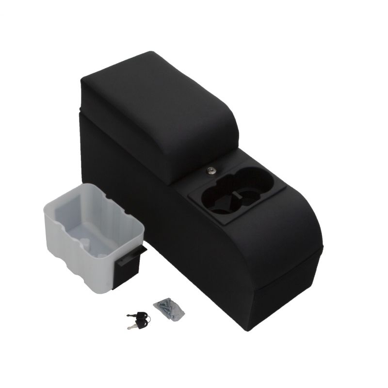 Rampage 1976-1983 Jeep CJ5 Padded Console Floor Mount - Black