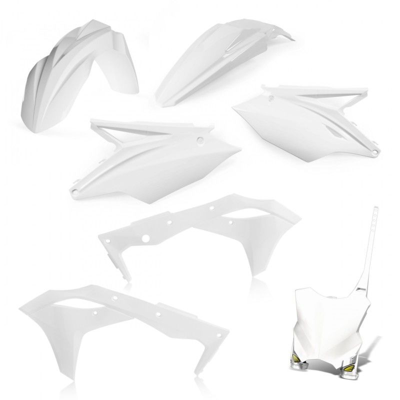 Cycra 1CYC-9419-42 17-20 Kawasaki KX250F 5-pc Replica Body Kit - White