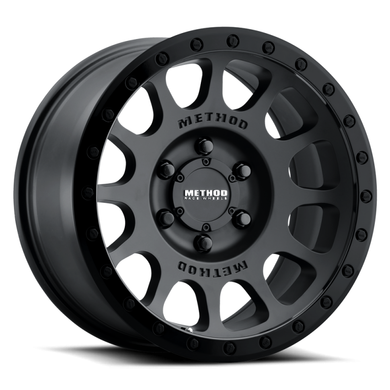 Method Wheels MR305785601025 Method MR305 NV 17x8.5 +25mm Offset 6x5.5 108mm CB Double Black Wheel