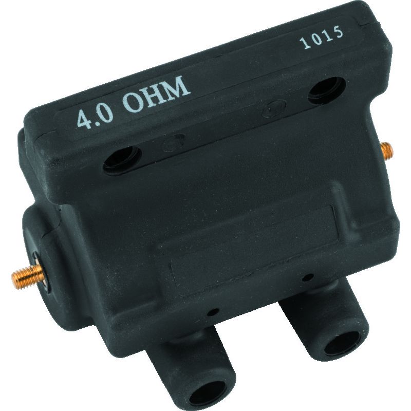 TwinPower 210071 Twin Power 80-84 Big Twin and XL Ignition Coil Black Replaces H-D 31609-80 4 Ohm Original Style
