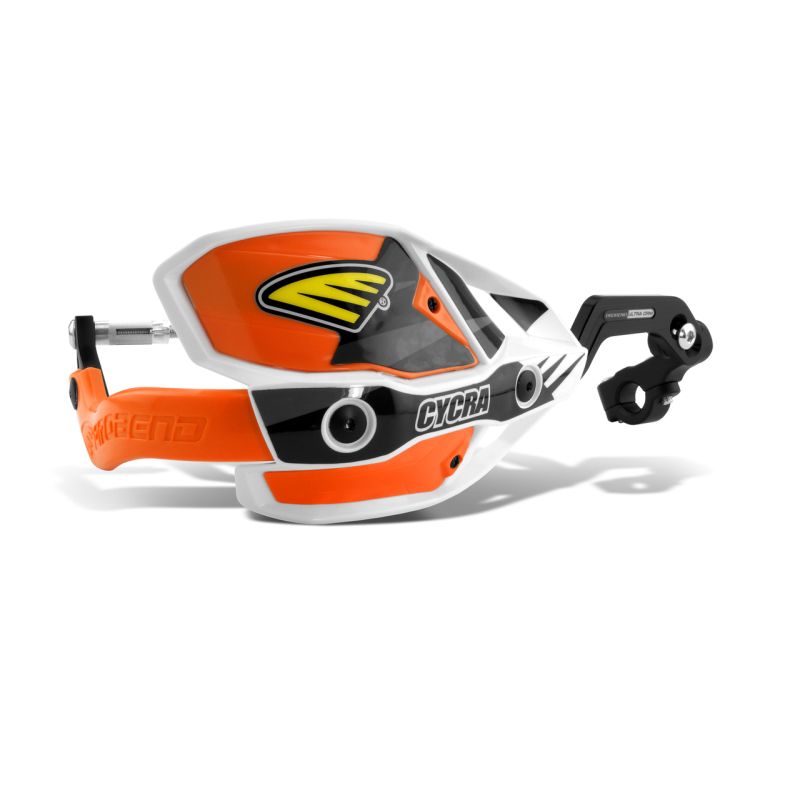 Cycra 1CYC-7407-22X CRM Ultra 7/8 in. Clamp w/White Shields/Orange Covers