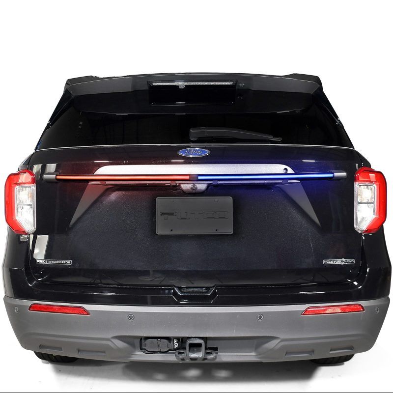 Putco 9001636 36In Red / Blue w/ 64 Strobe Patterns & White Over-Ride Light Bars E-Blades