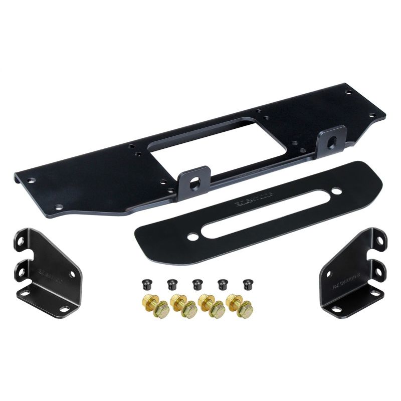 RockJock JL/JT Winch Plate Kit Steel Bumper