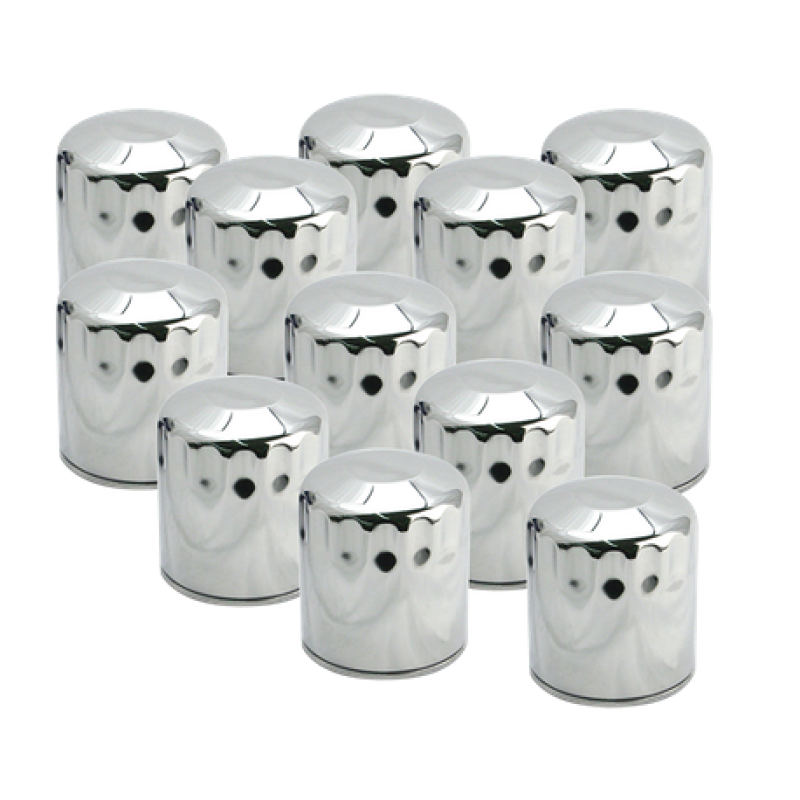 S&S Cycle 310-0242 99-18 BT/2017+ M8/X-Wedge Chrome Oil Filter - 12 Pack