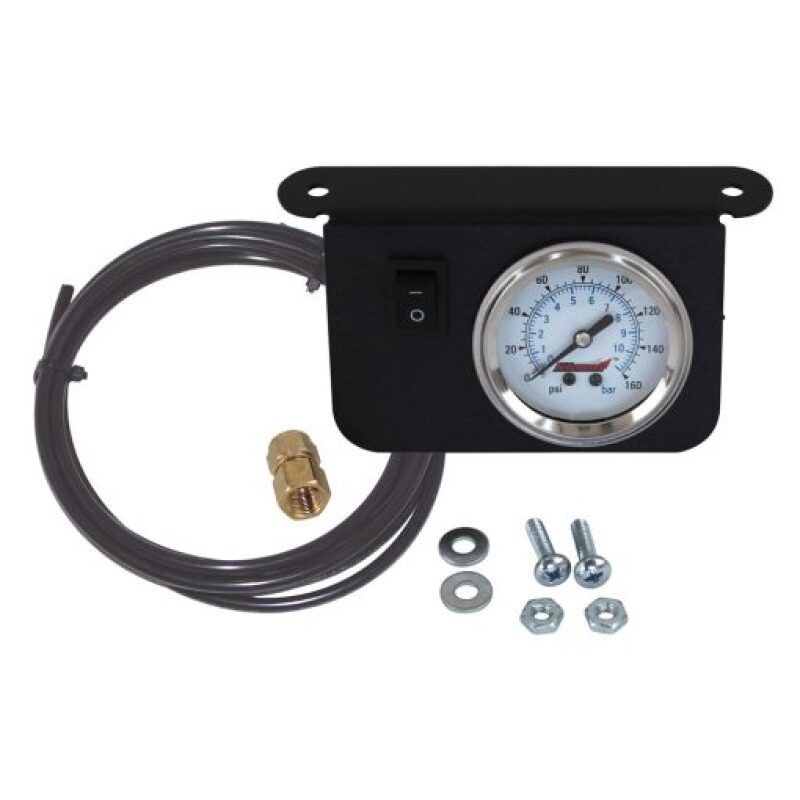 Kleinn Air Horns 1301 Kleinn Illuminated Single Needle 160 PSI Dash Panel Gauge w/ On/Off Switch